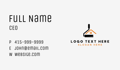 Paint Roller Home Renovation Business Card Image Preview