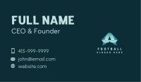 Cyber Network Letter A Business Card Image Preview