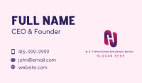 Generic Gradient Letter H Business Card Image Preview