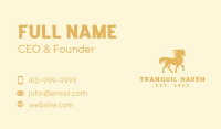 Fast Running Horse Business Card Image Preview