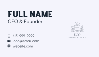Candle Eco Leaf Business Card Image Preview