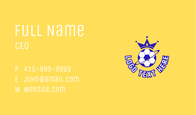 Royal Soccer Sports  Business Card Image Preview