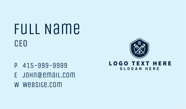 House Plumber Wrench Business Card Design Image Preview