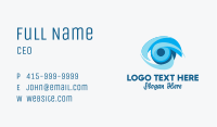 Blue Contact Lens Store Business Card Image Preview