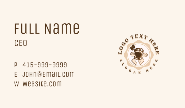 Coffee Cup Cafe Business Card Design Image Preview
