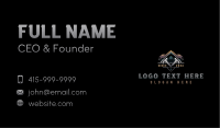 Hammer Roofing Carpentry Business Card Design