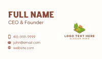 Nature Park Bench Business Card Design