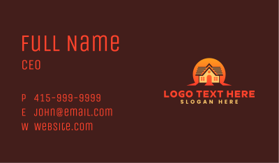 Sunrise House Realtor Business Card Image Preview