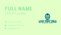 Angry Gorilla Animal Business Card Image Preview