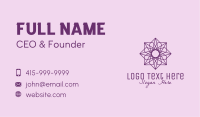 Purple Decorative Tile Business Card Image Preview