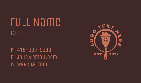 House Scraper Tool Business Card Design Image Preview