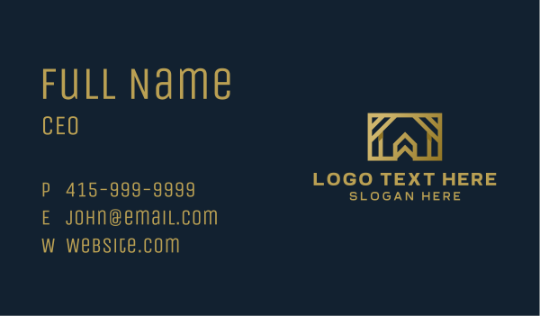 House Construction Realty Business Card Design Image Preview
