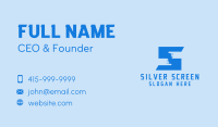 Finger Touch Letter S  Business Card Image Preview