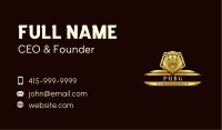 Luxury Lion Crest Business Card Image Preview