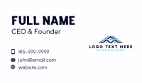 House Roofing Apartment Business Card Design