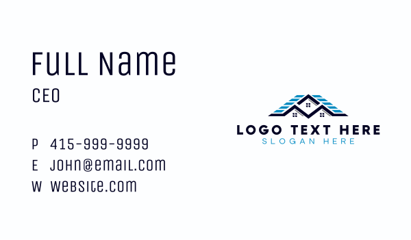 House Roofing Apartment Business Card Design Image Preview