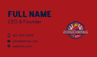 Bowling Pin Crown Business Card Image Preview