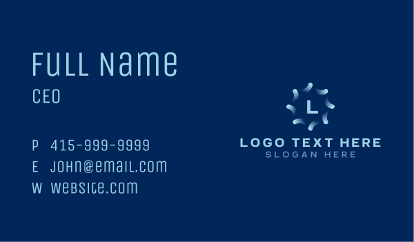 Tech Software Developer Business Card Design Image Preview