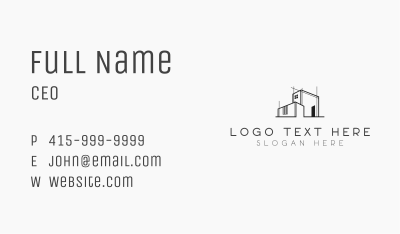 Realty Builder Architecture Business Card Image Preview