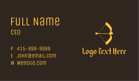 Golden Sparrow Archery Business Card Image Preview