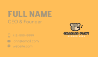 Cute Sing Bear Business Card Image Preview