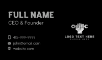 Iron Fist Mechanic Business Card Image Preview