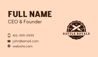 Rolling Pin Bakery Chef Business Card Design