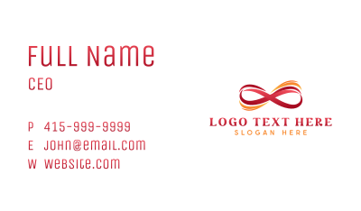 Fire Loop Infinity Business Card Image Preview