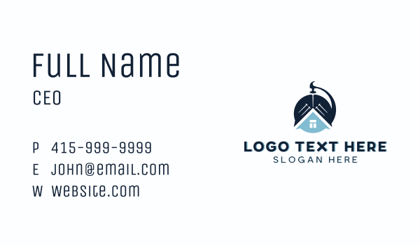 Hammer Nail Roofing Business Card Design Image Preview