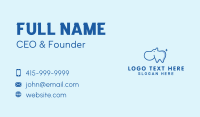 Dental Hippo Mascot  Business Card Image Preview