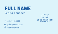 Dental Hippo Mascot  Business Card Preview