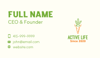 Carrot Food Cuisine Business Card Image Preview