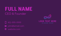 Abstract Infinite Loop Business Card Image Preview