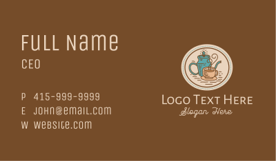 Vintage Coffeehouse Business Card Image Preview