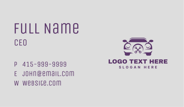 Car Repair Mechanic Business Card Design Image Preview