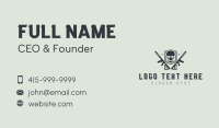 Skull Rifle Weapon Business Card Preview