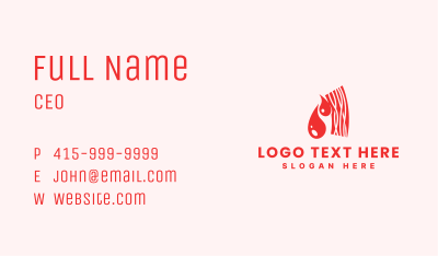 Blood Droplet Veins Business Card Image Preview