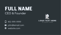 Construction Builder Letter R Business Card Image Preview