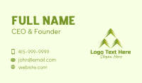 Palm Tree Forestry Business Card Image Preview