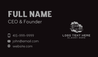 Trucking Transport Vehicle Business Card Design