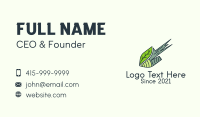 Garden Leaf Shovel  Business Card Image Preview