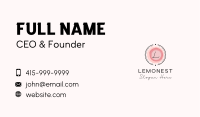 Beauty Styling Lettermark Business Card Image Preview