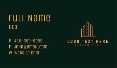City Building Scale Business Card Image Preview