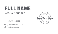 Generic Store Emblem Business Card Image Preview