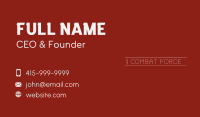 Elegant Stylish Wordmark Business Card Image Preview