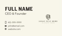 Leaf Mental Wellness Business Card Image Preview