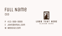 Angry Rabbit Mascot Business Card Image Preview