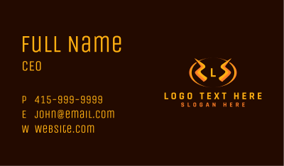 Lightning Horn Electrical Business Card Image Preview