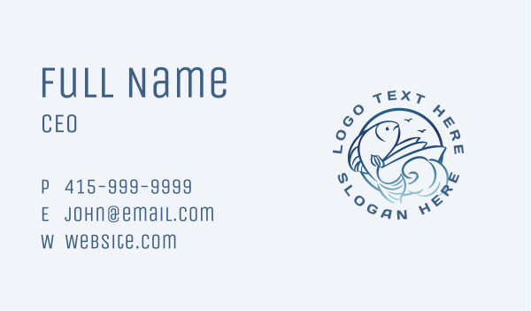 Sea Fishing Boat Business Card Design Image Preview