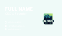 Mountaineer Summit Wilderness Business Card Design